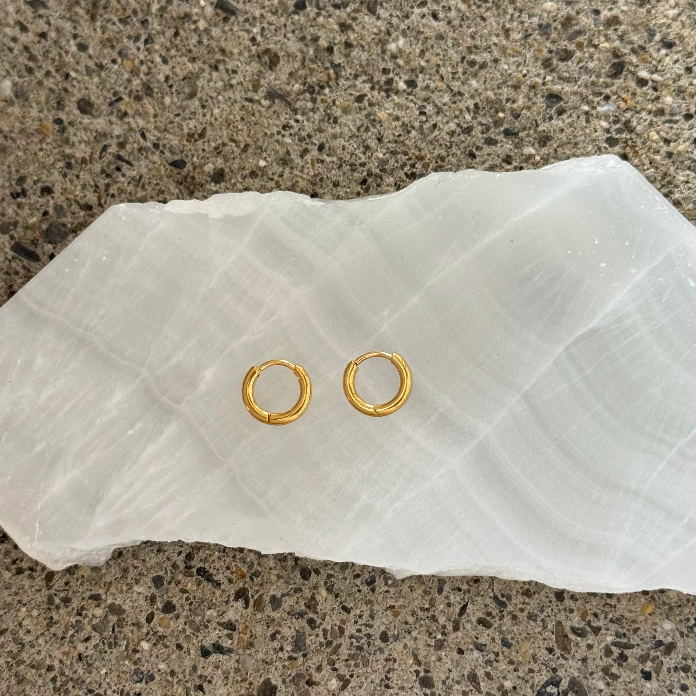 6MM GOLD MINI HOOP earrings