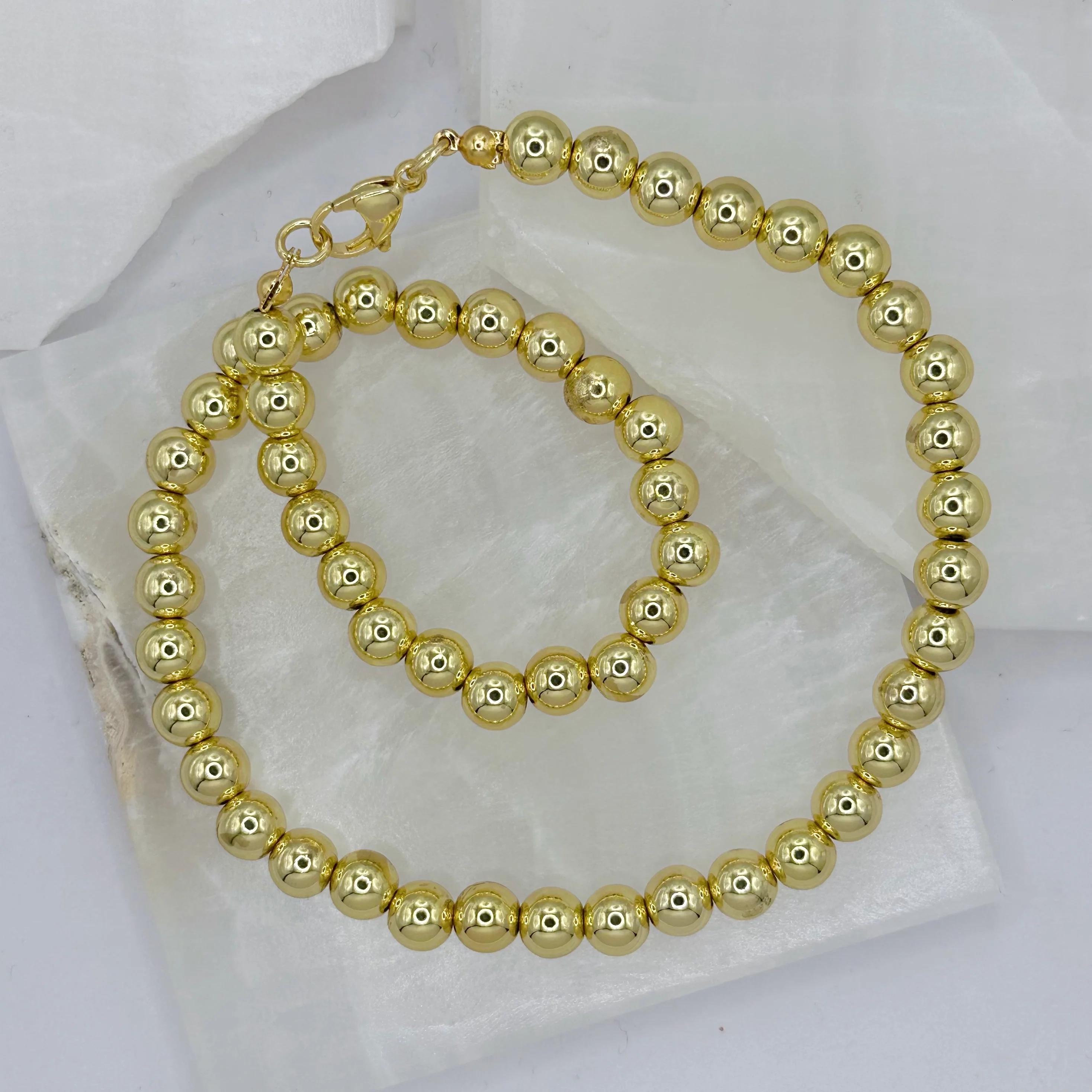 7MM BEADED necklace