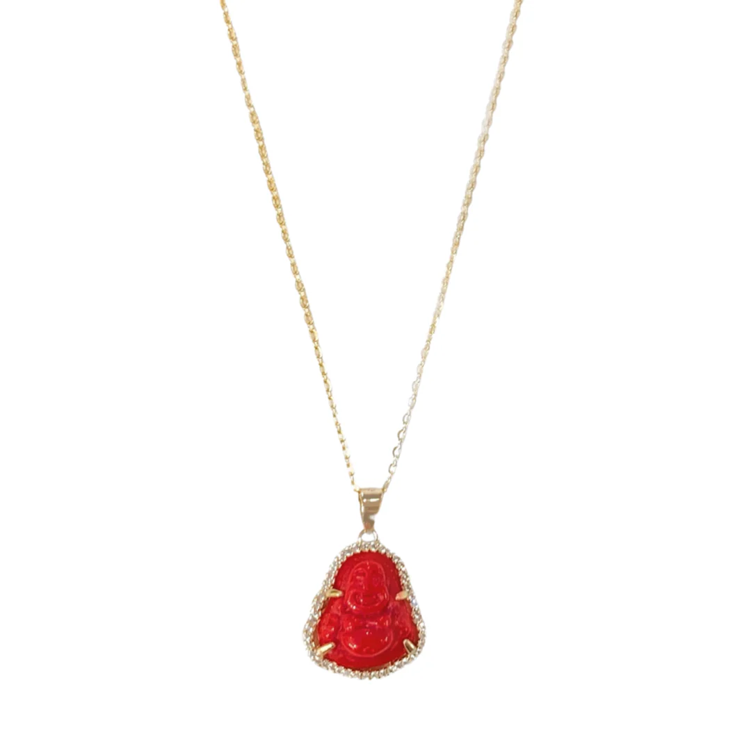RED BUDDHA SUPER MINI necklace - Image 2