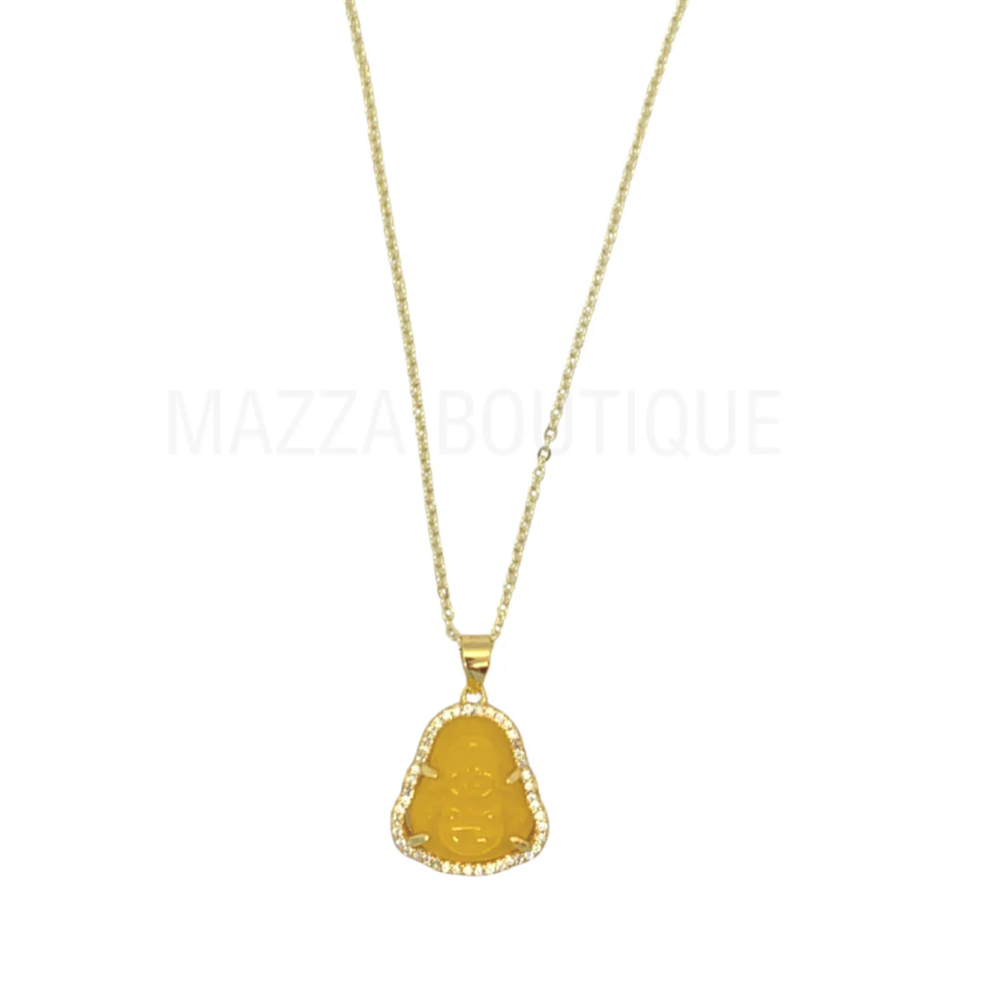 YELLOW BUDDHA SUPER MINI necklace - Image 2