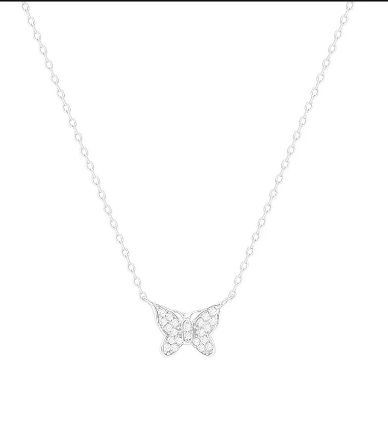 CRYSTAL BUTTERFLY SUPER MINI necklace - Image 3