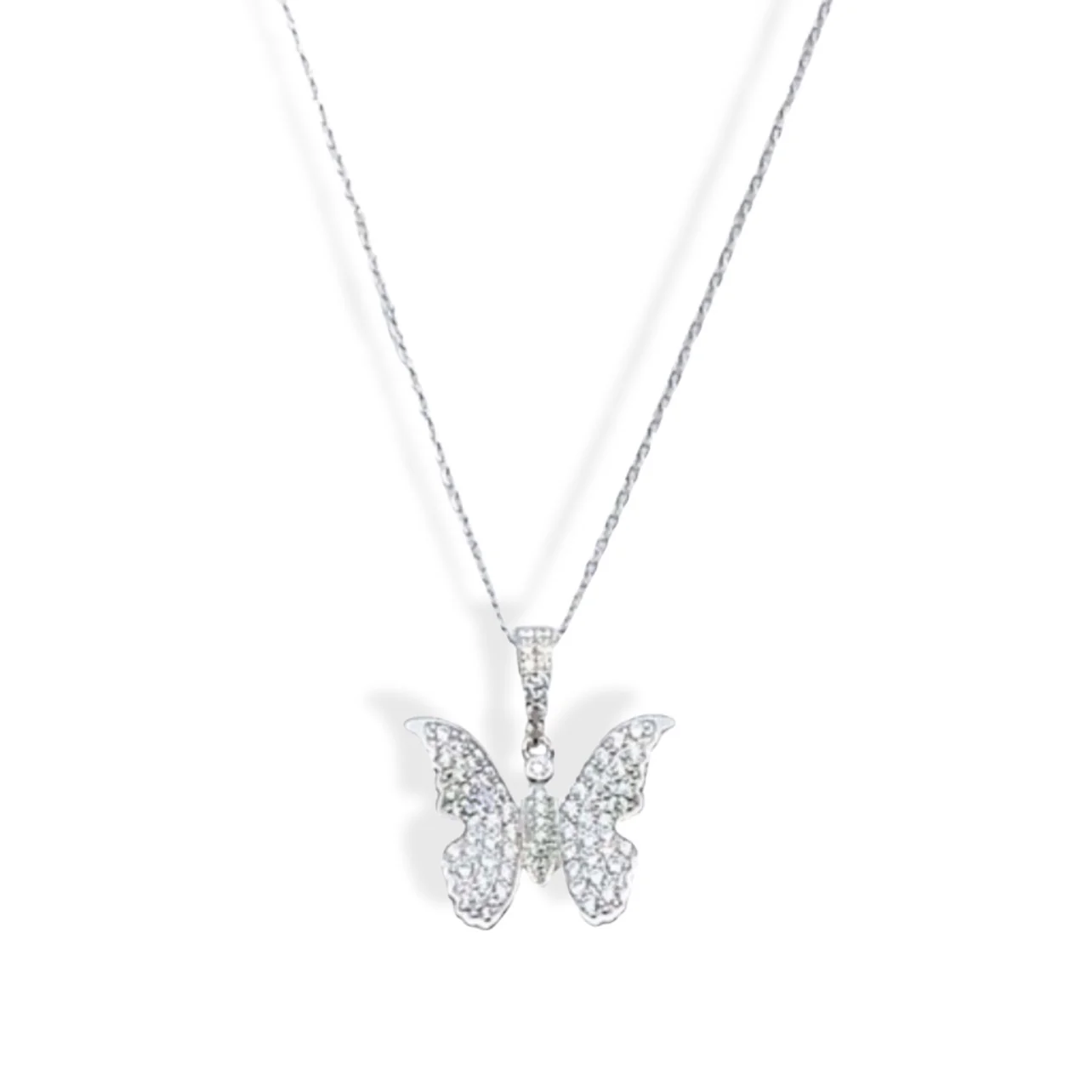 BUTTERFLY PAVE necklace - Image 2
