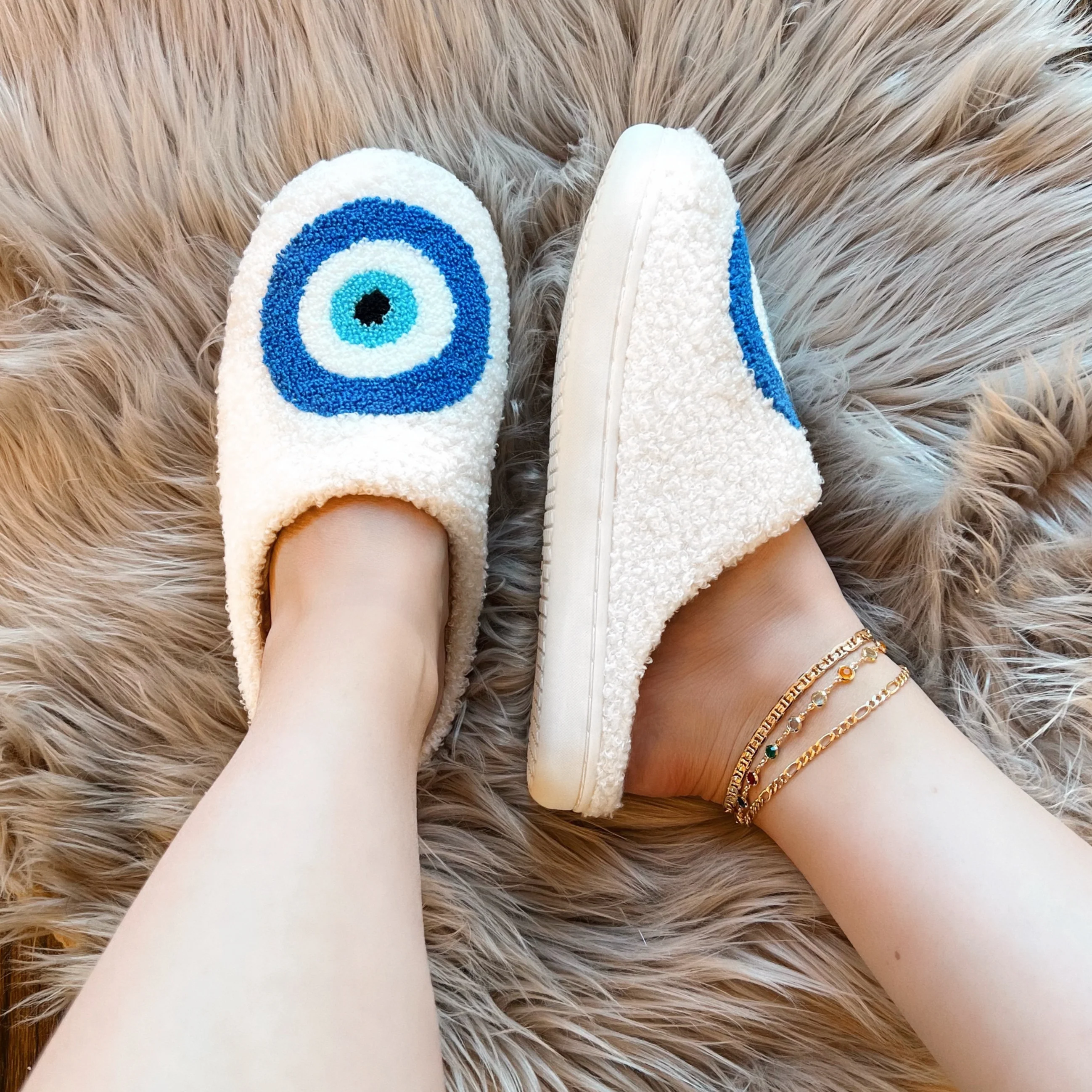 COZY EVIL EYE slippers - Image 3