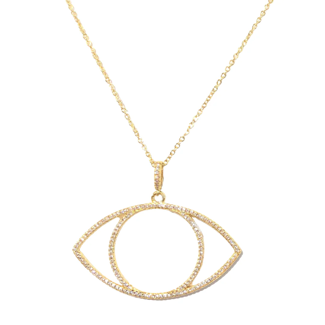 LARGE DAINTY EYE necklace - Image 2
