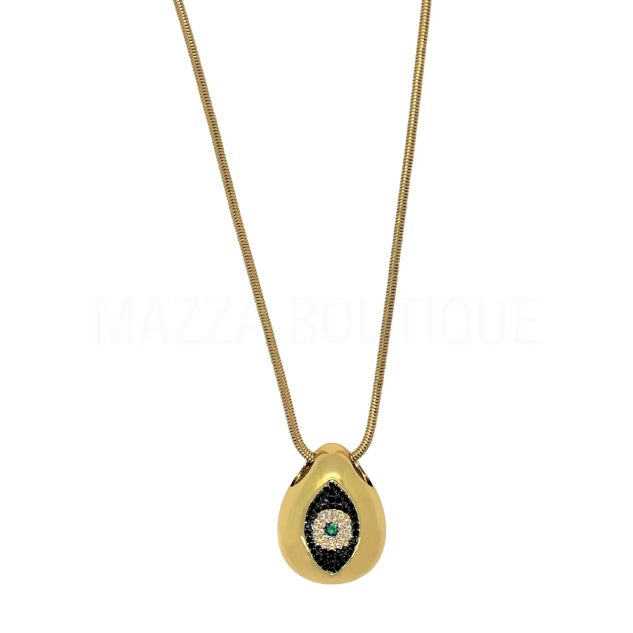 GOLDEN EYE TEARDROP necklace - Image 2