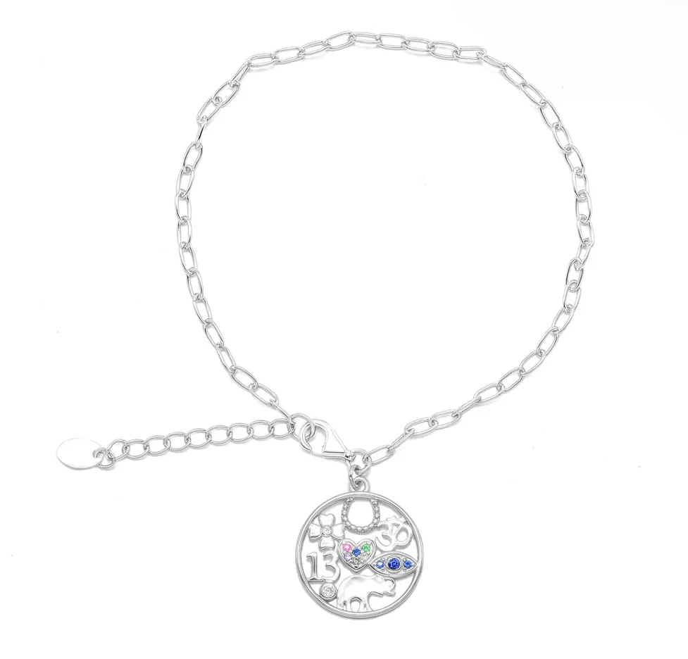 SILVER GOOD VIBES bracelet