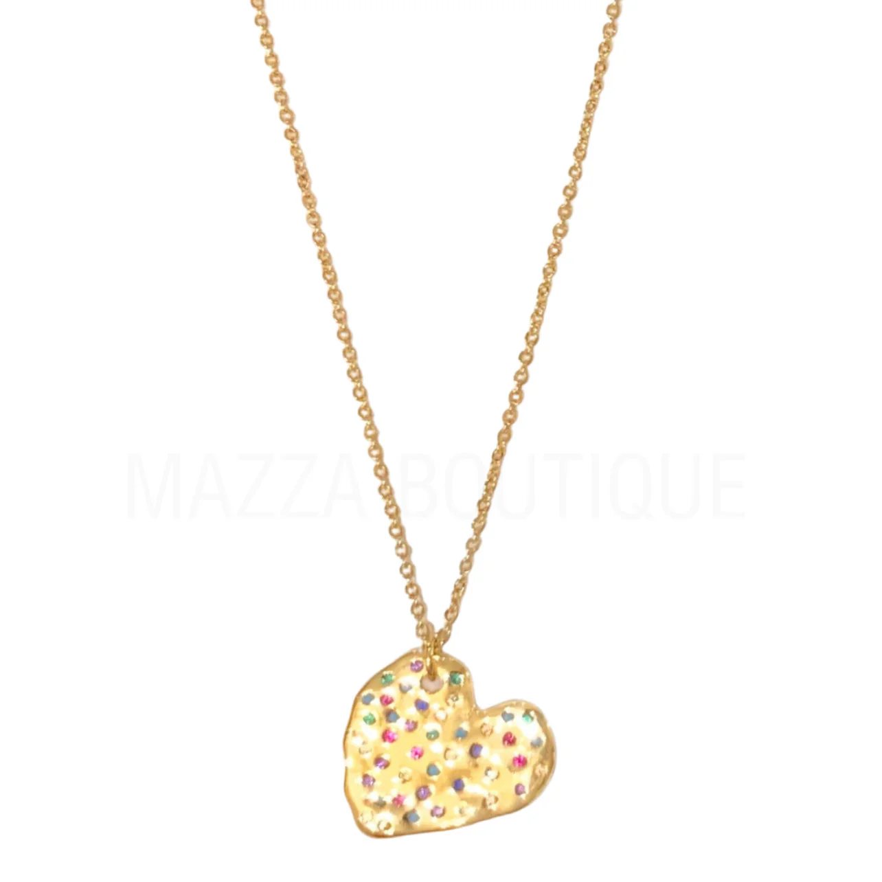 DISTORTED HEART MULTICOLOR necklace - Image 2