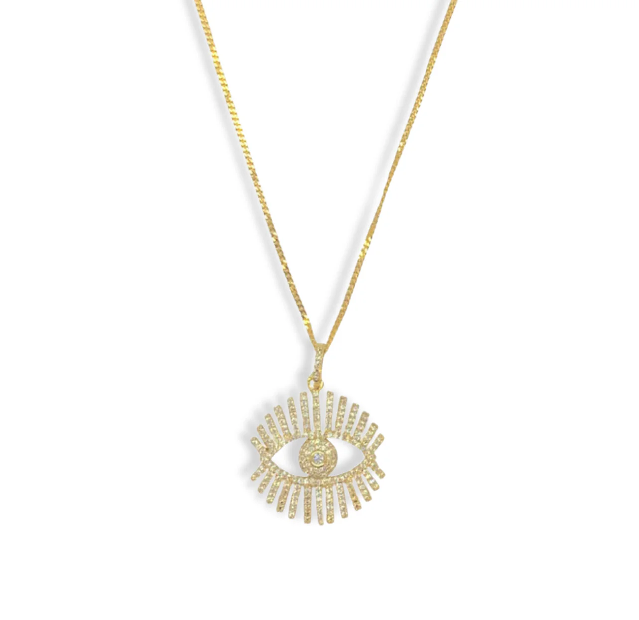 ILLUMINATED CRYSTAL EYE necklace - Image 2