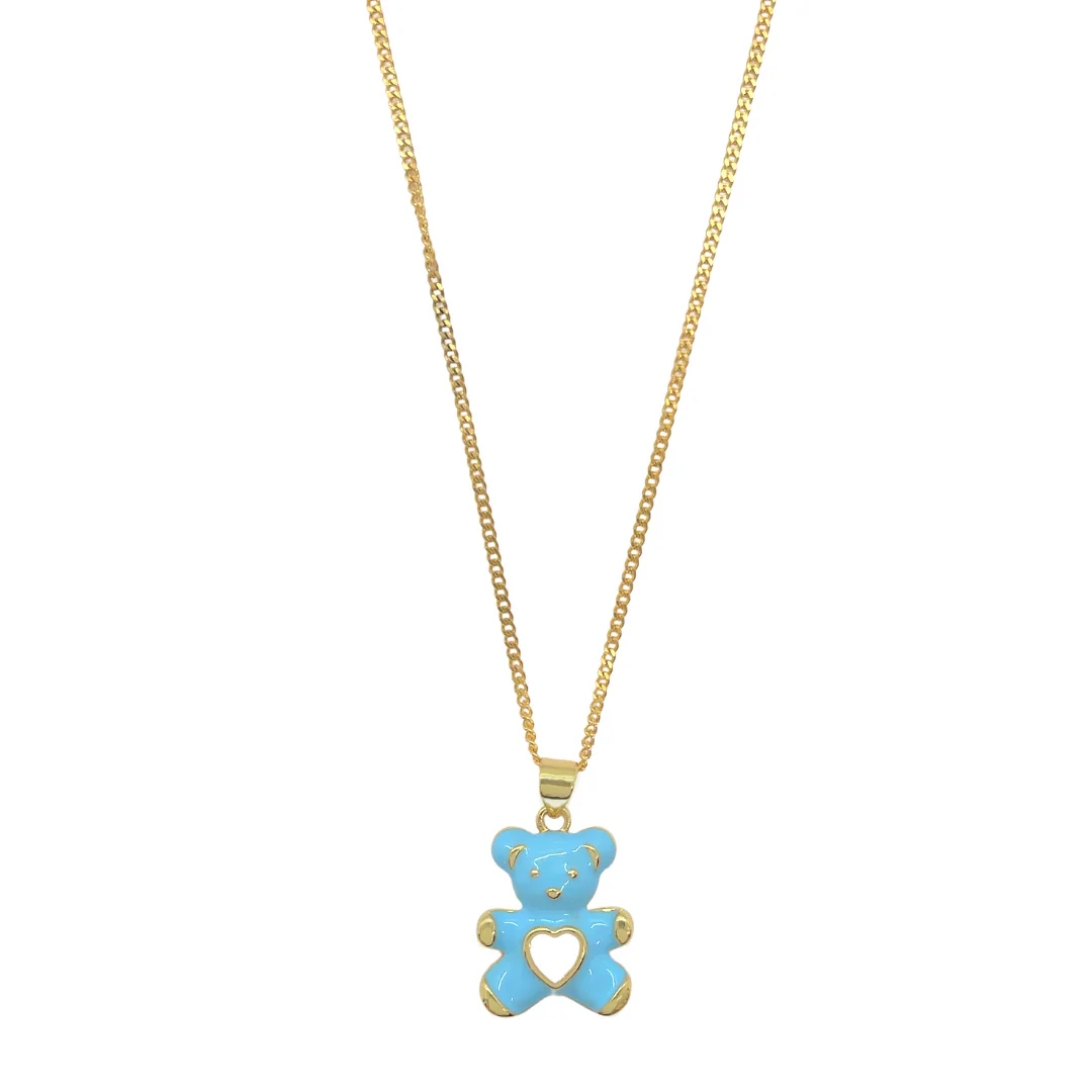 LIGHT BLUE TEDDY necklace - Image 2
