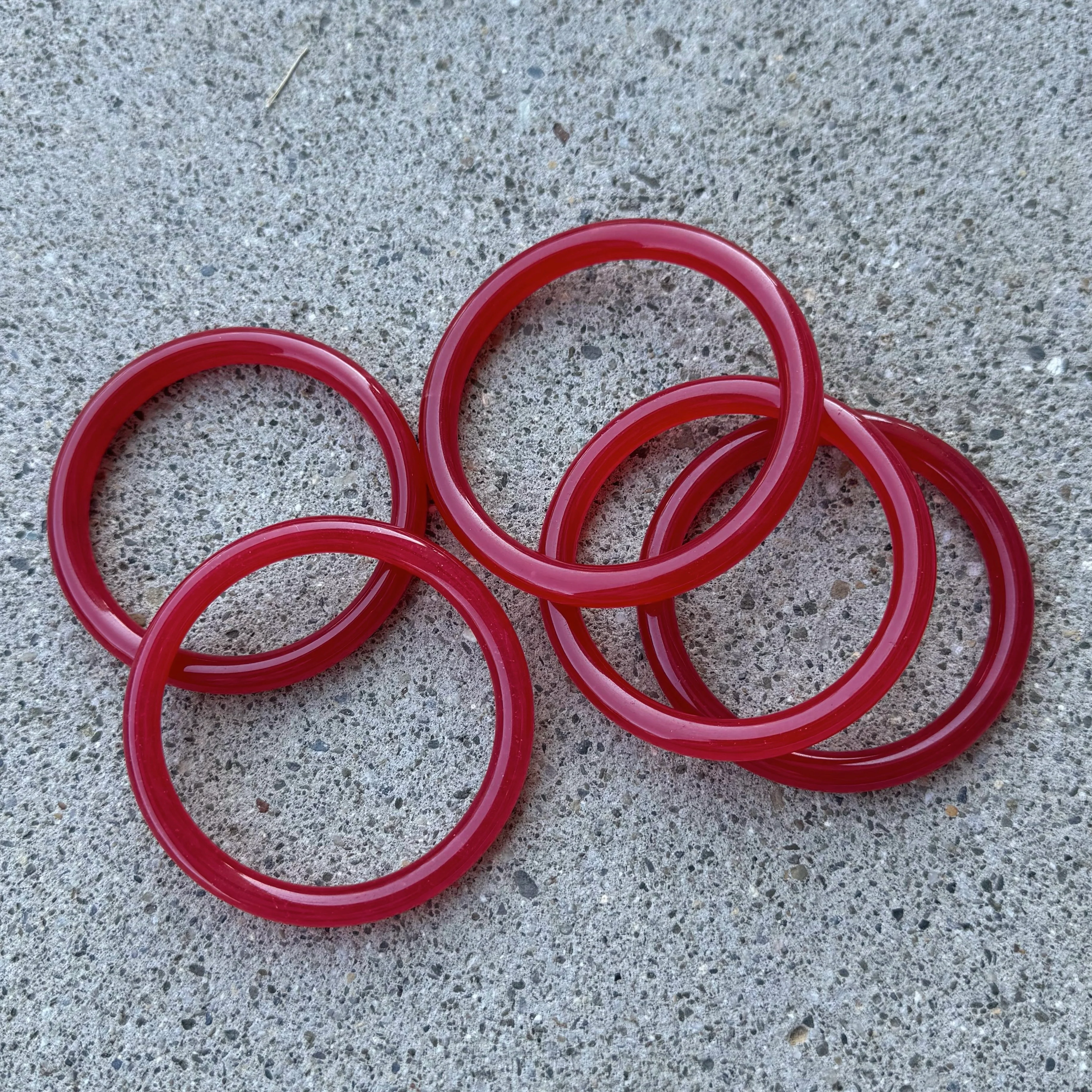 RED JADE bangle