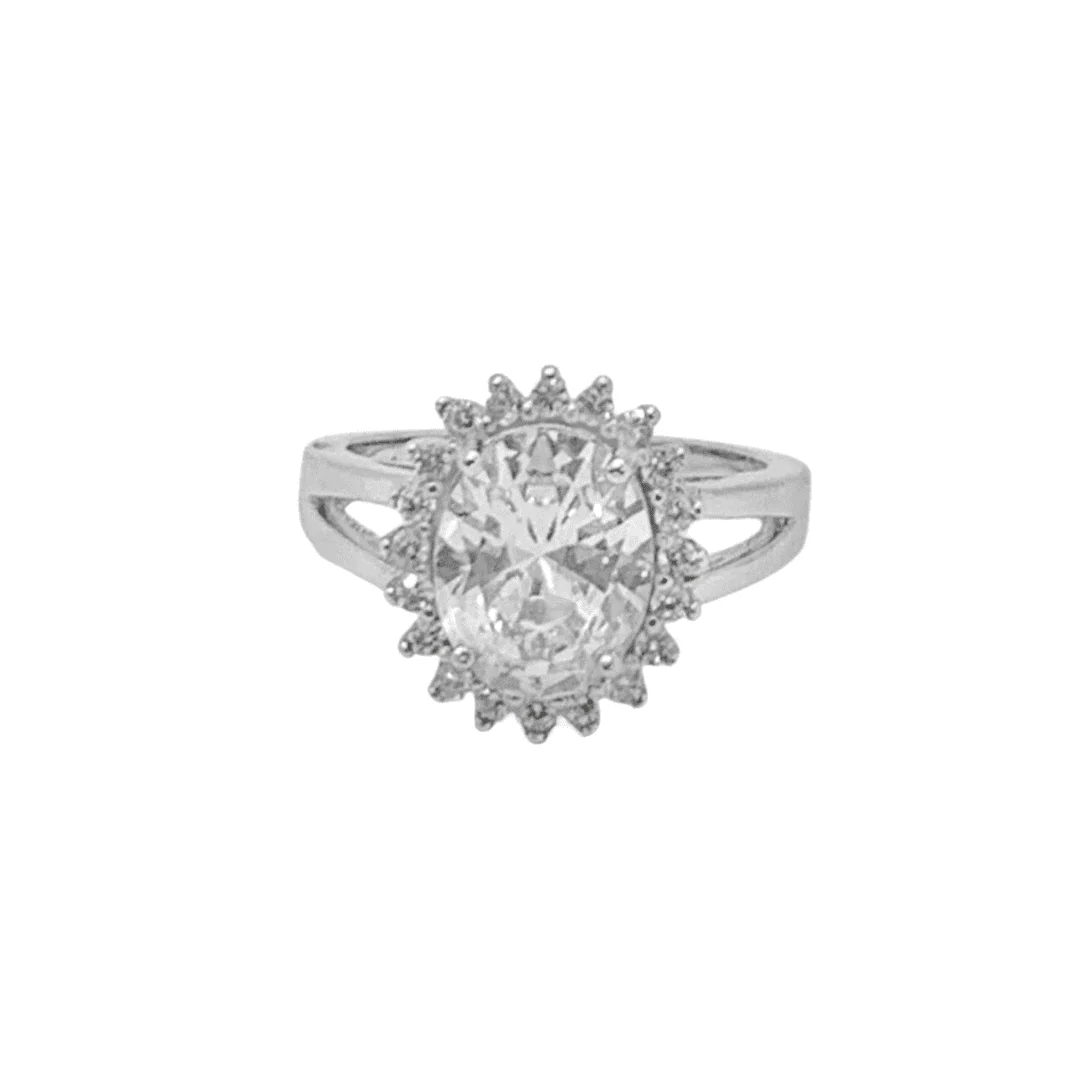 SABRINA OVAL HALO ring - Image 2